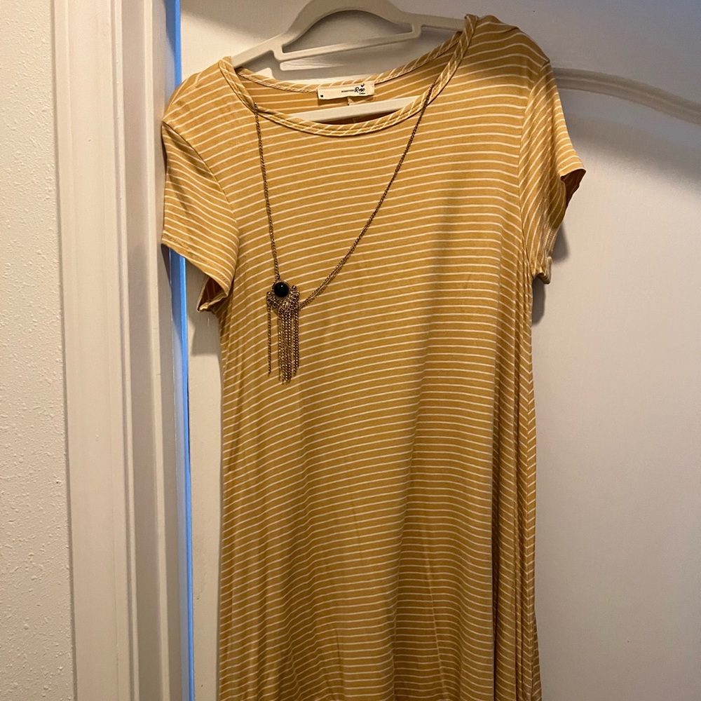 Yellow T-Shirt Dress